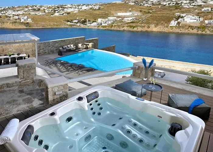 Luxury Mykonos In The Ornos Korfos Villa