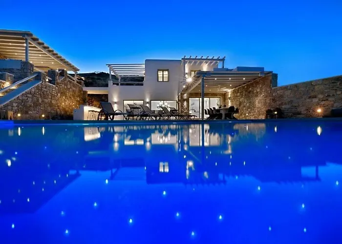 Villa Luxury Mykonos In The Ornos Korfos